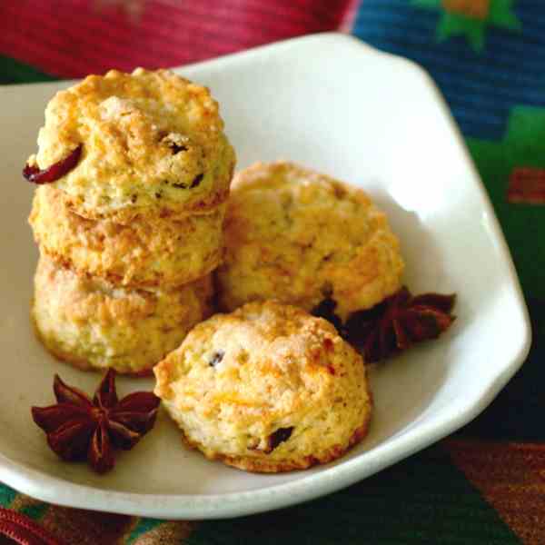 Mini Star Anise Scones