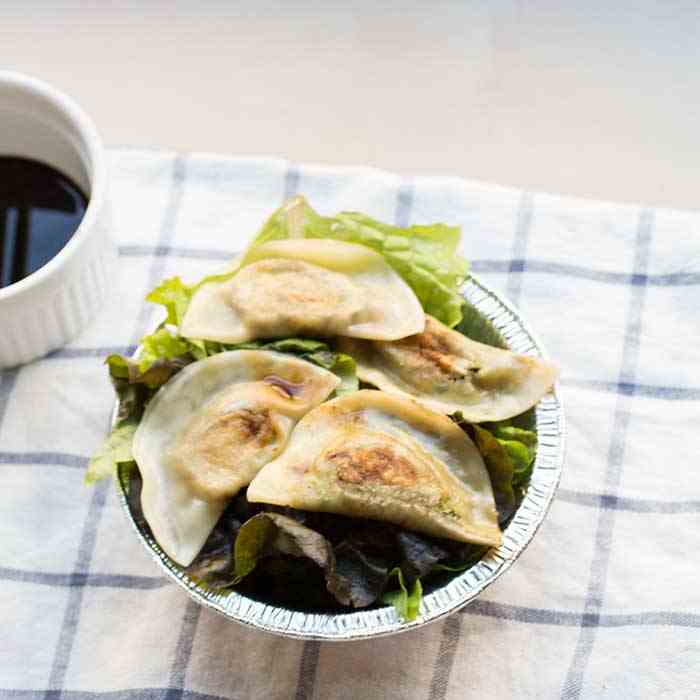 Tofu Kale Potstickers