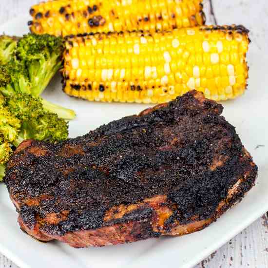 Coffee Rubbed Steak