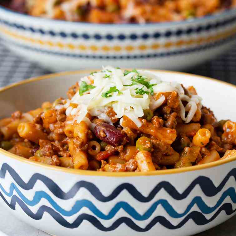 One-Pot Beef Mac And Cheese