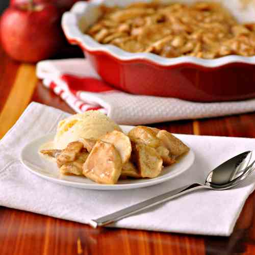 Crust-less Apple Pie