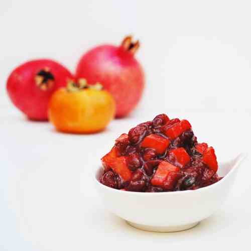 Cranberry Sauce with Persimmon