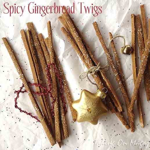 Spicy Gingerbread Twigs