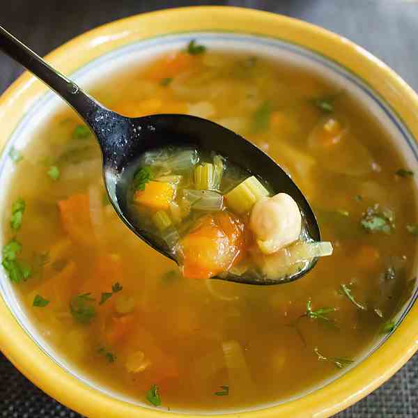 Spicy Moroccan Lentil Soup