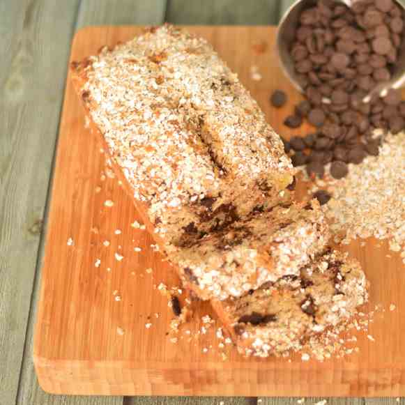 Gluten-Free Banana Chocolate Chip Bread