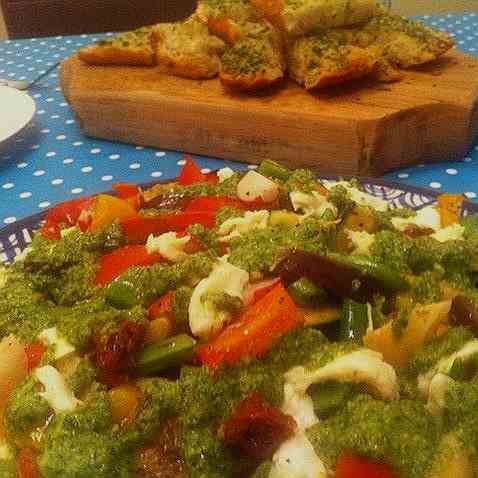 Veg & Wild Garlic Pesto