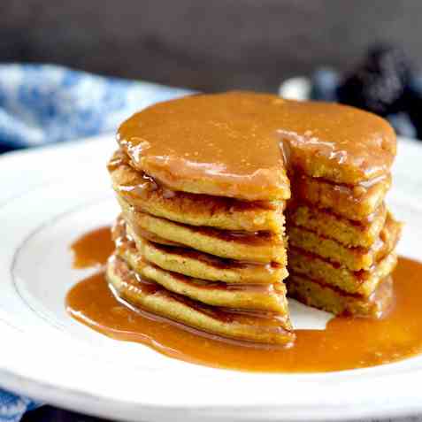 Zucchini Banana Oatmeal Pancakes