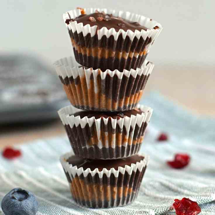 Chocolate Almond Butter Berry Cups