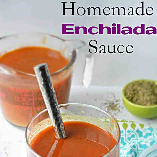 Homemade enchilada sauce