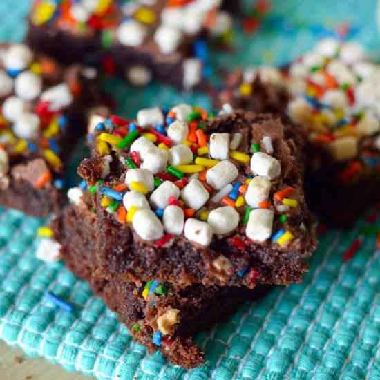 Hot Chocolate Brownies