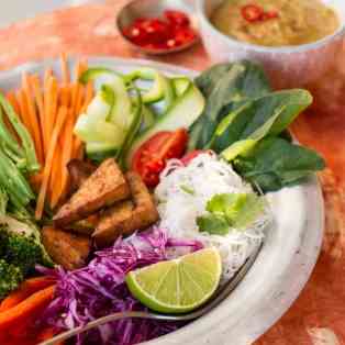 Indonesian gado-gado salad