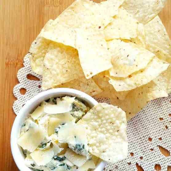 Slow Cooker Spinach Artichoke Dip