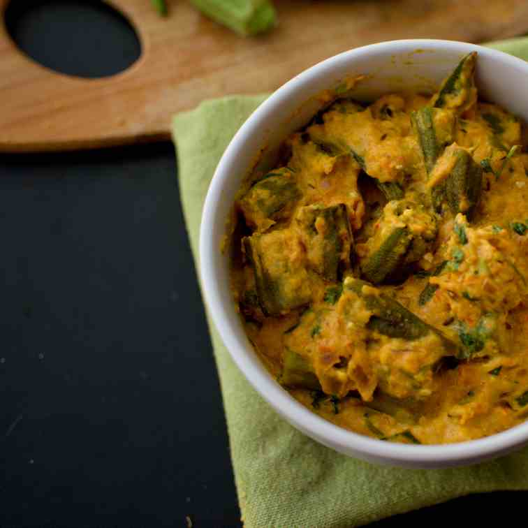  Dahi Bhindi -Tangy Indian Okra in Yogurt