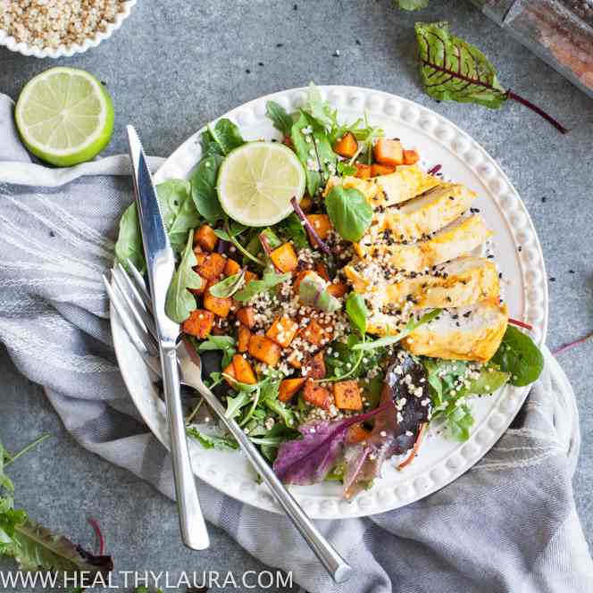 Go-To Chicken Butternut Pumpkin Salad