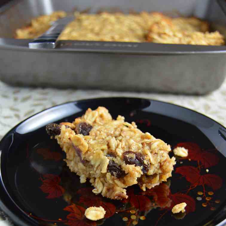 Apple Peanut Butter Breakfast Bars