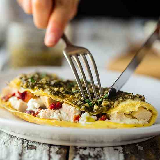 Pesto Omelet