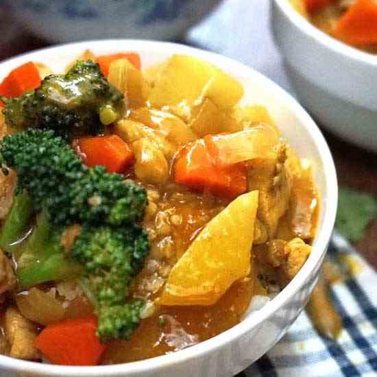Japanese Chicken Curry Rice