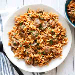 Meatball Stroganoff