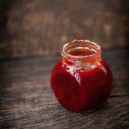 Red chili peppers jam