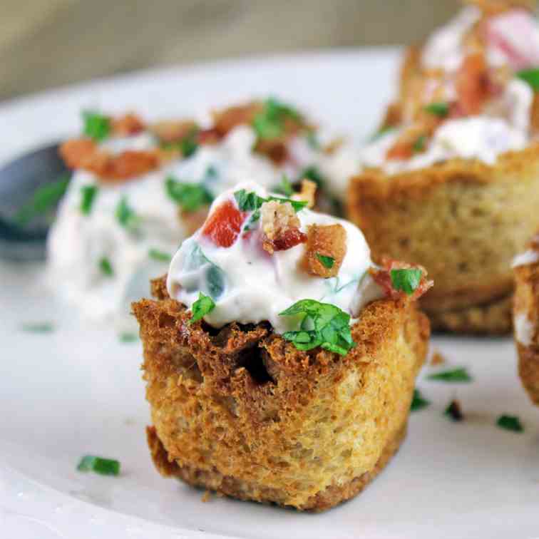 BLT Dip Bites