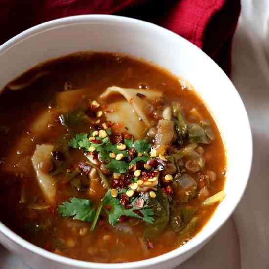 Vegan Lasagna Soup