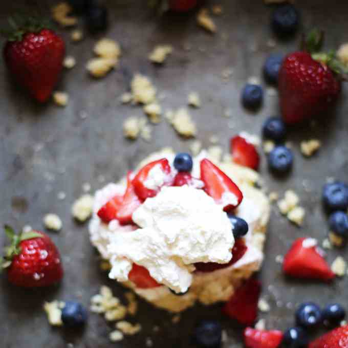Star-Spangled Berry Shortcake