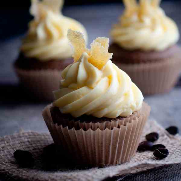 Espresso Velvet Cupcakes