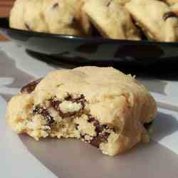 Chocolate Chip Shortbread Cookies