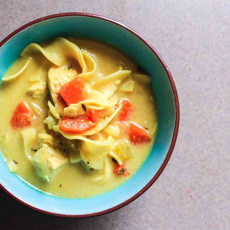 Creamy Chicken Noodle Soup