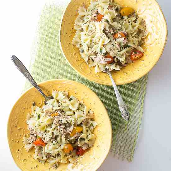 Easy Tuna and Tomato Pasta