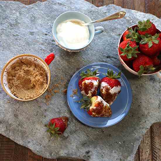 Strawberry, Sour Cream & Brown Sugar