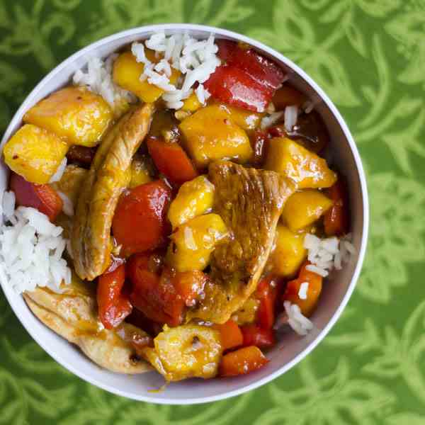 Chicken Mango Stir Fry