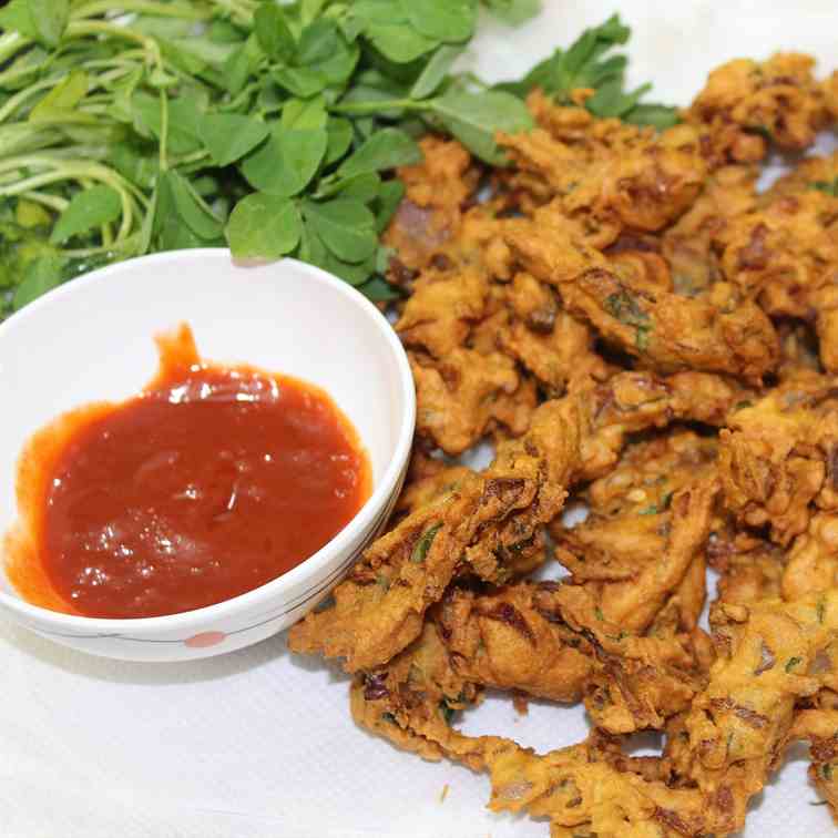 Methi Pakora Recipe