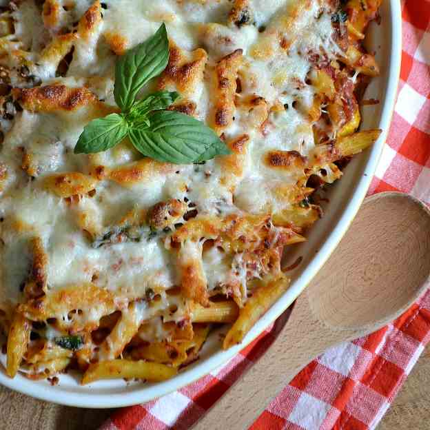 Cheesy Veggie Pasta Bake