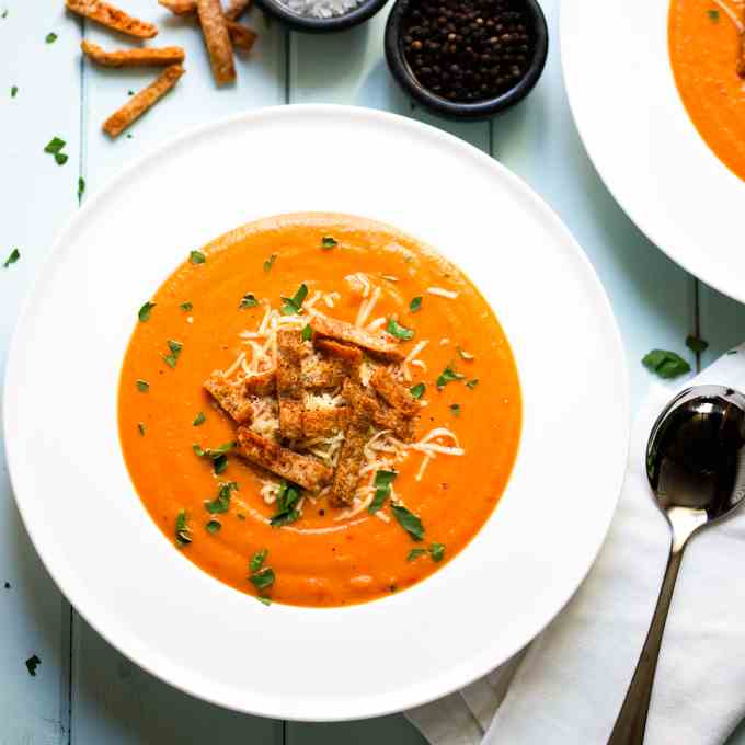 Lentil and Red Pepper Soup