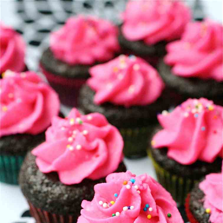 Mini Chocolate Cupcakes