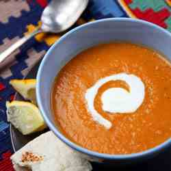 Red Lentil Soup Egyptian Style