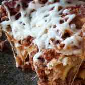 Slow Cooker Cheesy Lasagna