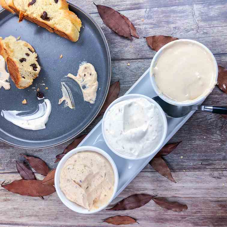 Sweet Challah Dip Trio