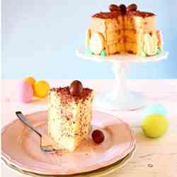 Easter cake with coffee