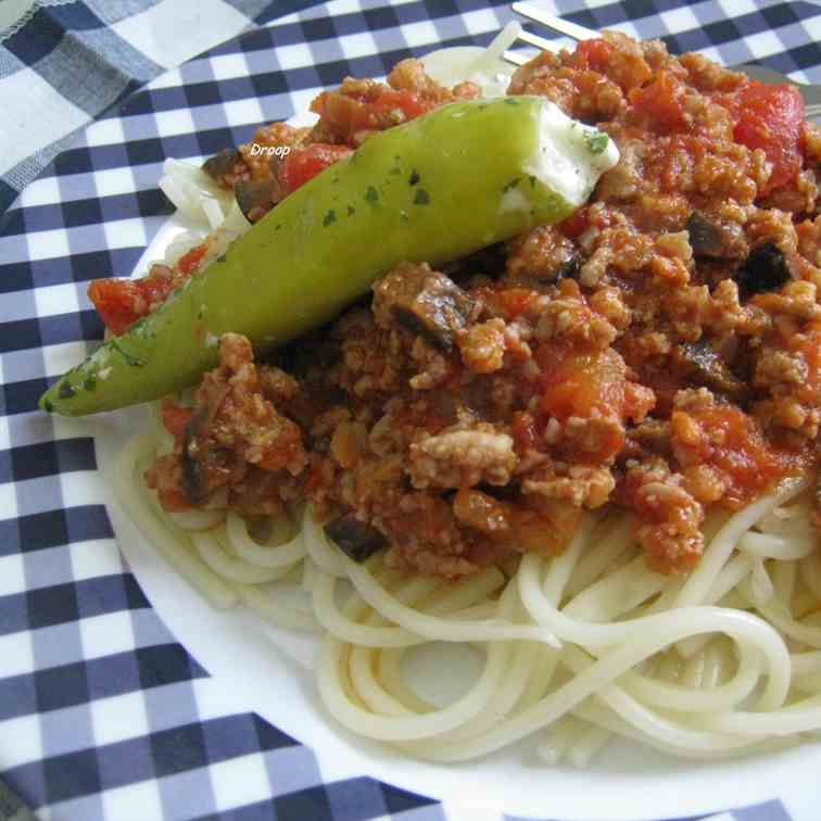 Mince Sauce Pasta