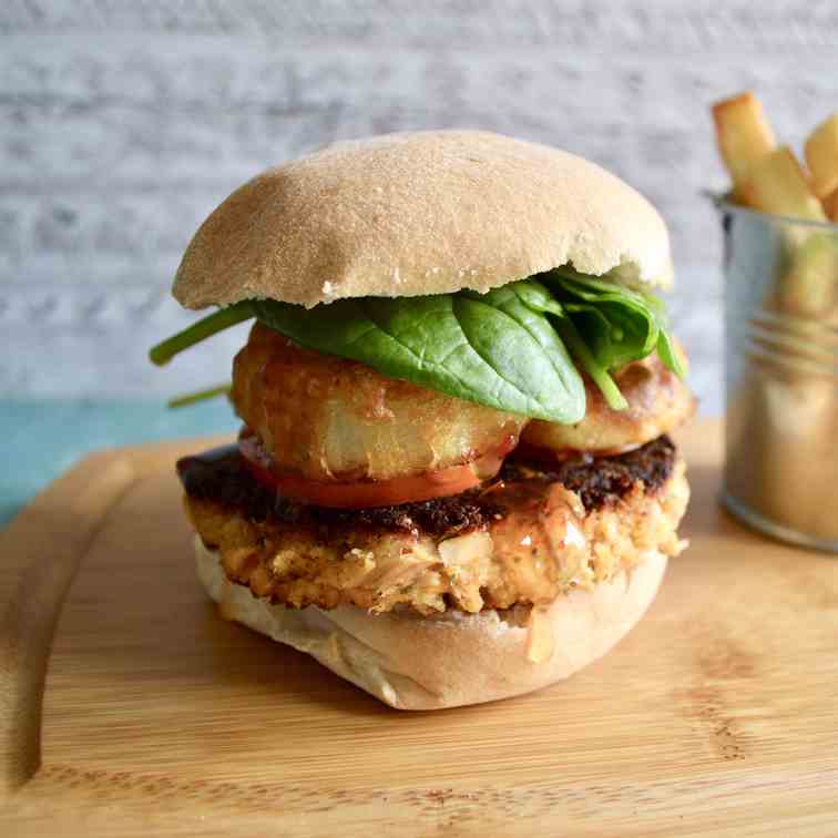 Thai Salmon Burgers