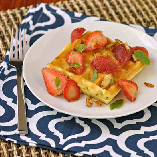 Strawberry & Browned Butter Waffle