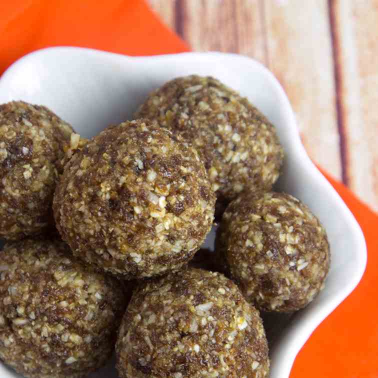 Turkish Apricot - Coconut Energy Balls