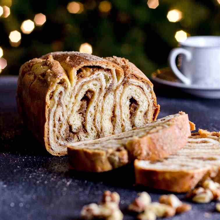 Walnut Cinnamon Swirl Bread