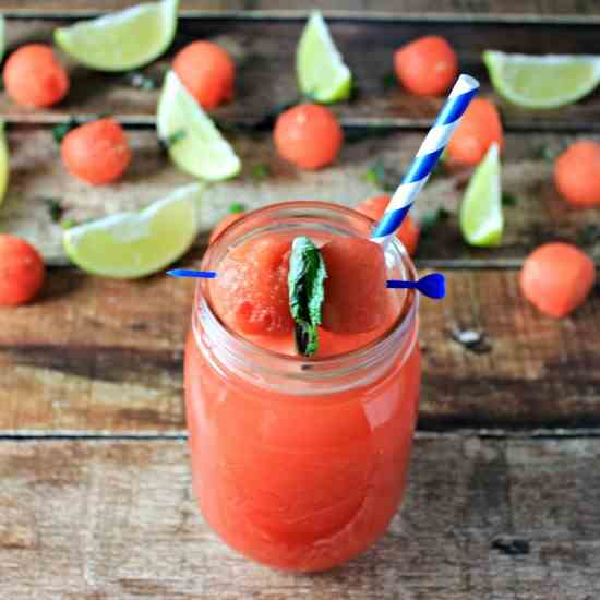 Sparkling Watermelon Mojito