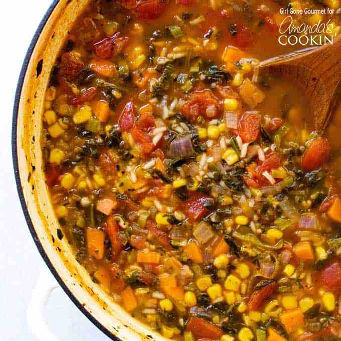 Vegetable Rice Soup