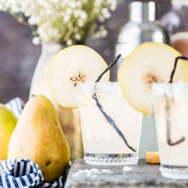 Pear Vanilla Coconut Cooler