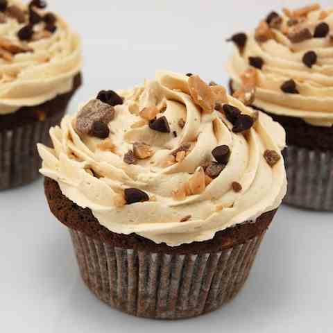 Toffee Mocha Cupcakes