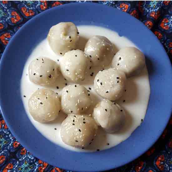 Vegan - Gluten free Sweet Potato dumplings